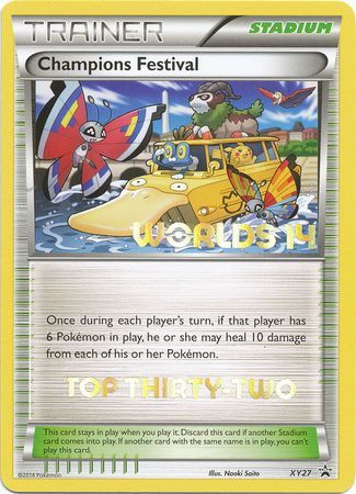 Champions Festival (XY27) (2014 Top Thirty Two) [XY: Black Star Promos] 