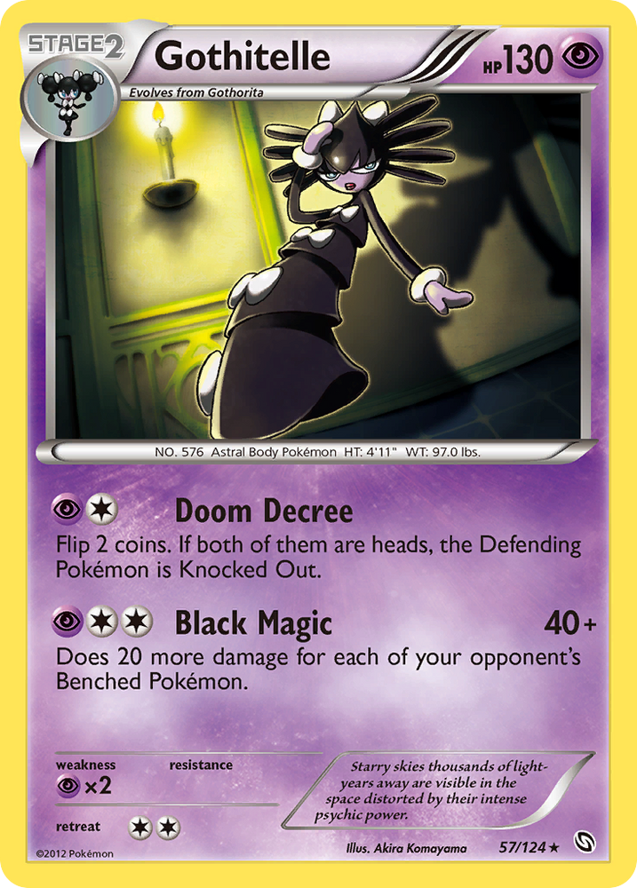 Gothitelle (57/124) [Black &amp; White: Dragons Exalted] 