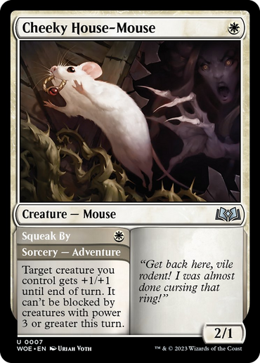 Cheeky House-Mouse [Wilds of Eldraine] 