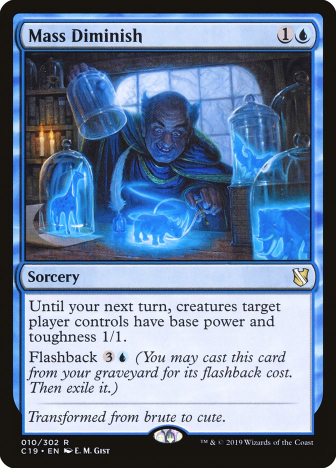 Mass Diminish [Commander 2019] 