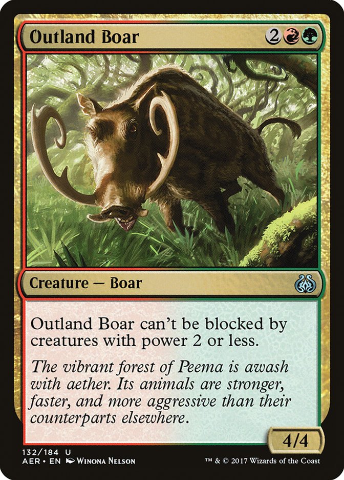 Outland Boar [Aether Revolt] 
