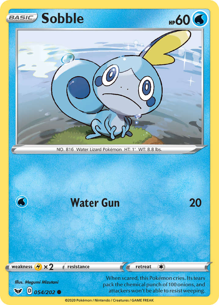 Sobble (054/202) [Sword &amp; Shield: Base Set] 