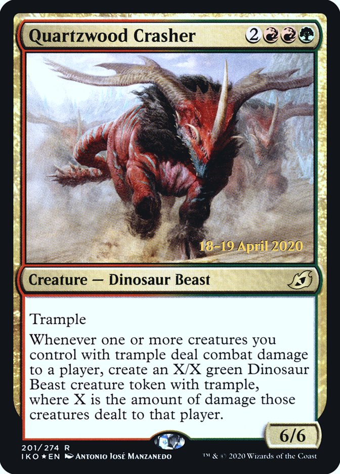 Quartzwood Crasher [Ikoria: Lair of Behemoths Prerelease Promos] 