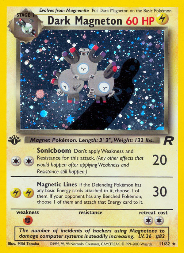 Dark Magneton (11/82) [Team Rocket 1st Edition] 