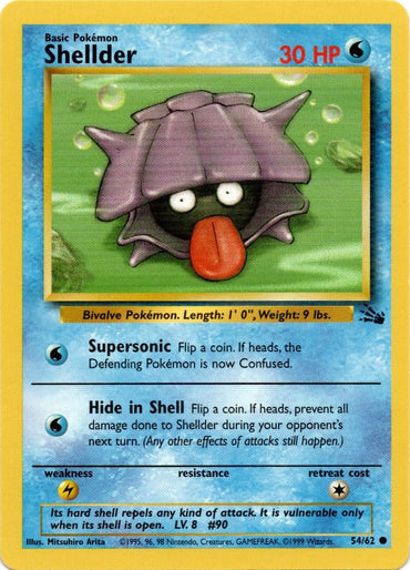 Shellder (54/62) [Fossil Unlimited] 