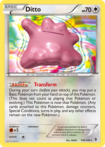 Ditto (108/149) [Black &amp; White: Boundaries Crossed] 