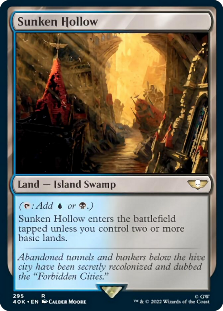 Sunken Hollow (Surge Foil) [Warhammer 40,000] 