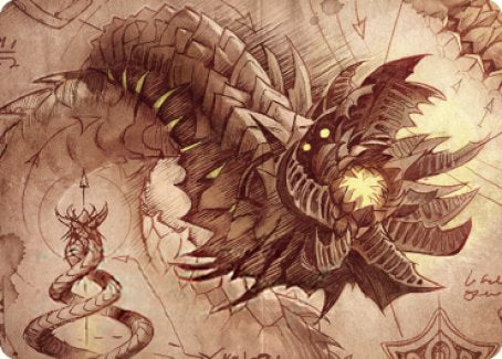 Wurmcoil Engine Art Card [The Brothers' War Art Series] 