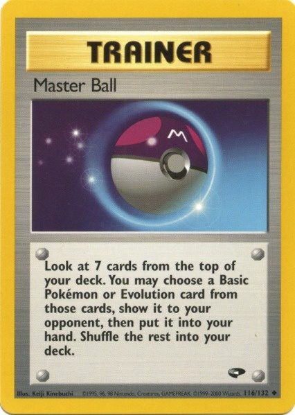 Master Ball (116/132) [Gym Challenge Unlimited] 