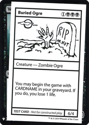 Buried Ogre [Mystery Booster Playtest Cards] 