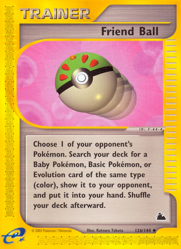 Friend Ball (126/144) [Skyridge] 