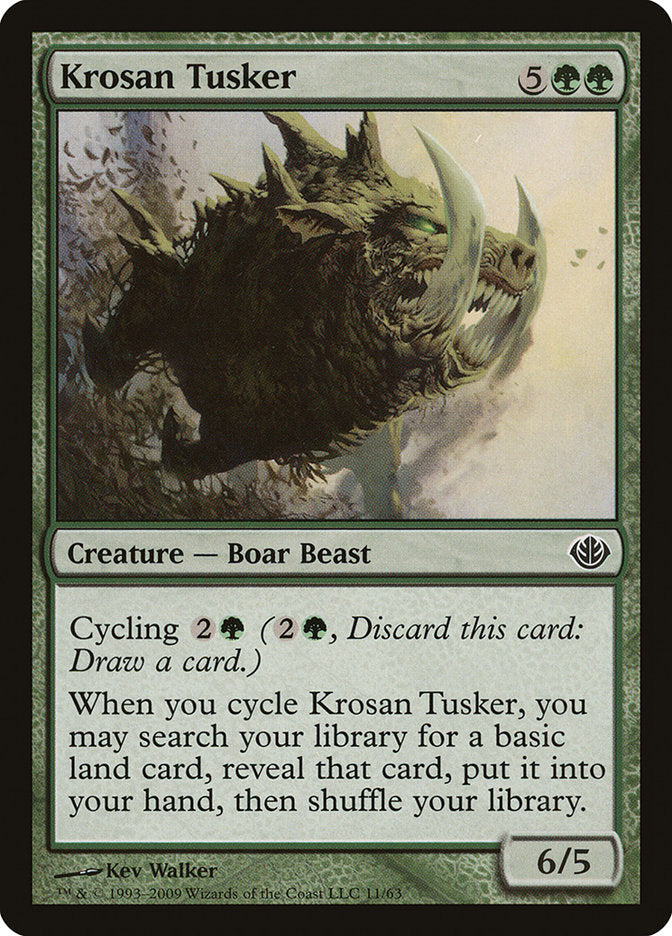 Krosan Tusker [Duel Decks: Garruk vs. Liliana] 