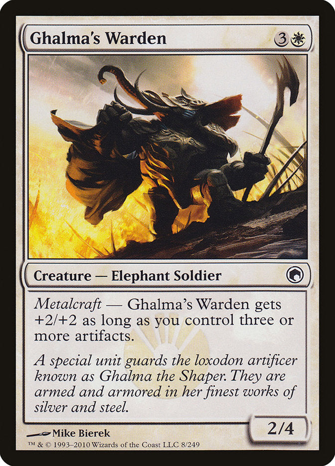 Ghalma's Warden [Scars of Mirrodin] 