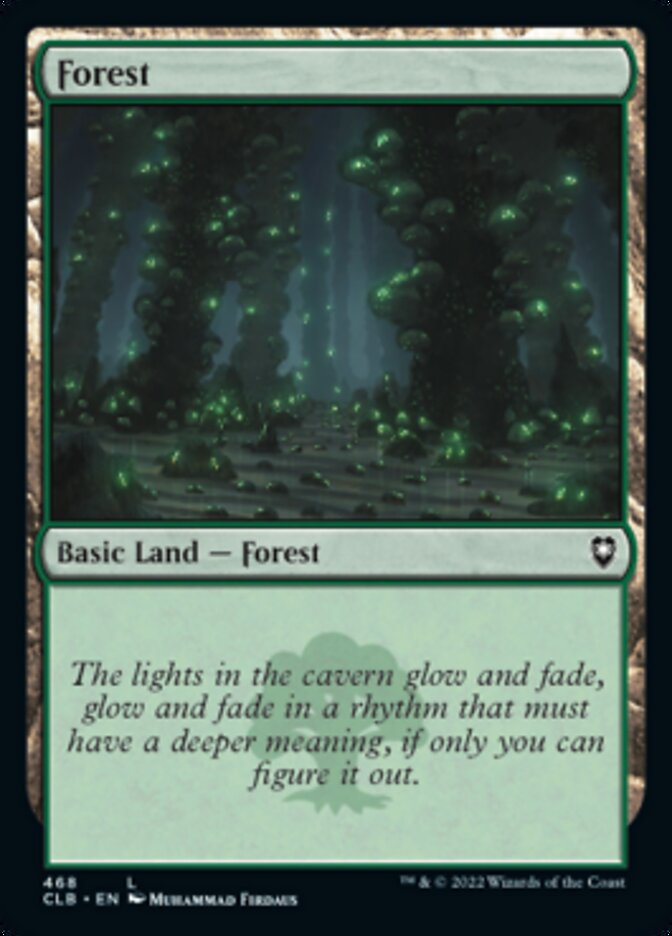 Forest (468) [Commander Legends: Battle for Baldur's Gate] 