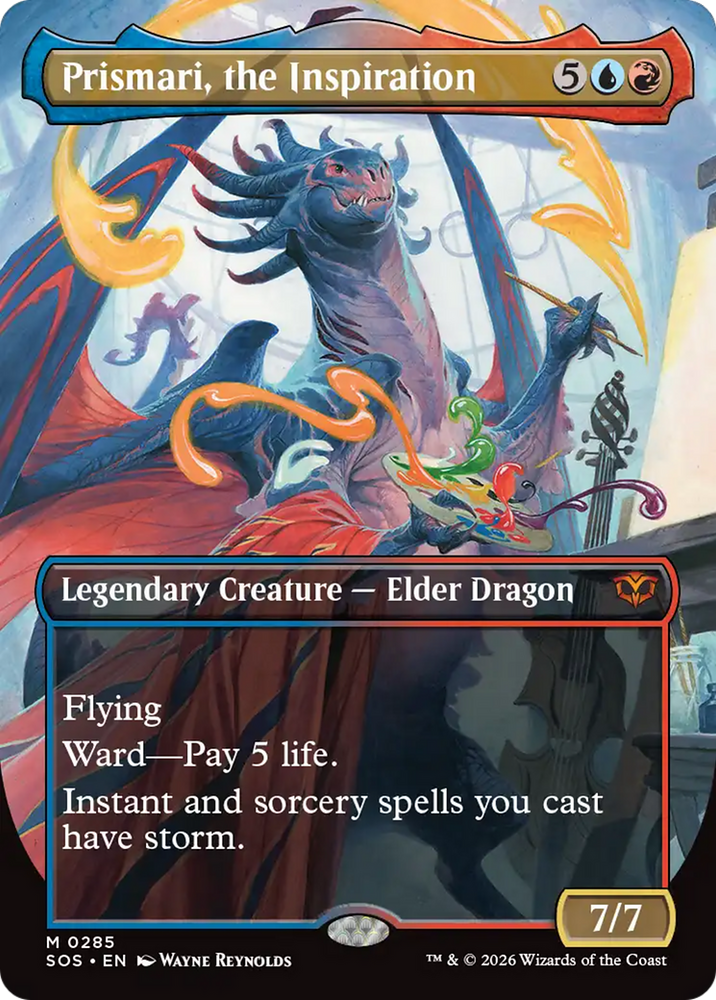 Prismari, the Inspiration (Borderless) [Secrets of Strixhaven]