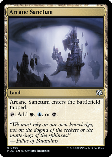 Arcane Sanctum [March of the Machine Commander] 