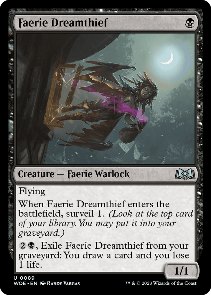 Faerie Dreamthief [Wilds of Eldraine] 