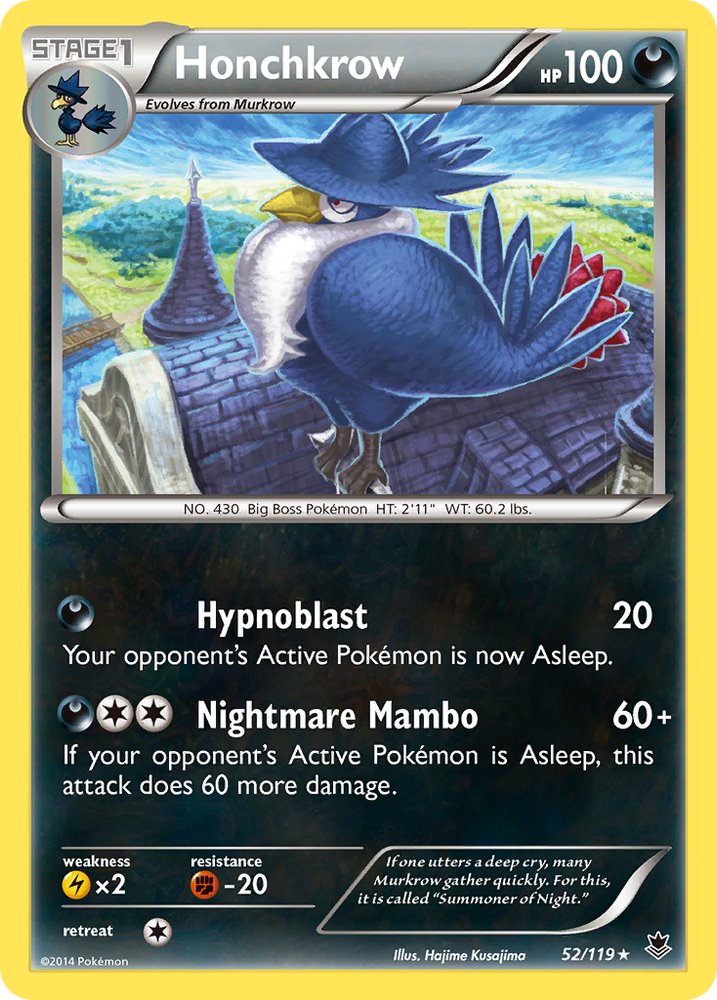 Honchkrow (52/119) [XY: Phantom Forces] 