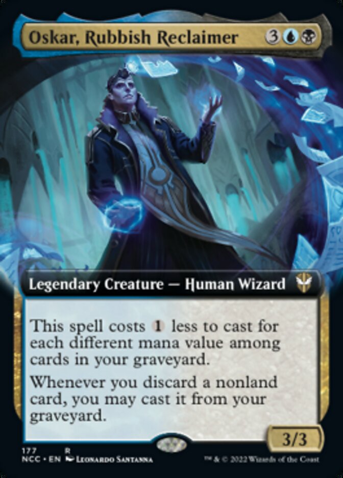 Oskar, Rubbish Reclaimer (Extended Art) [Streets of New Capenna Commander] 