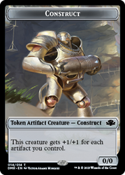 Goblin // Construct Double-Sided Token [Dominaria Remastered Tokens] 