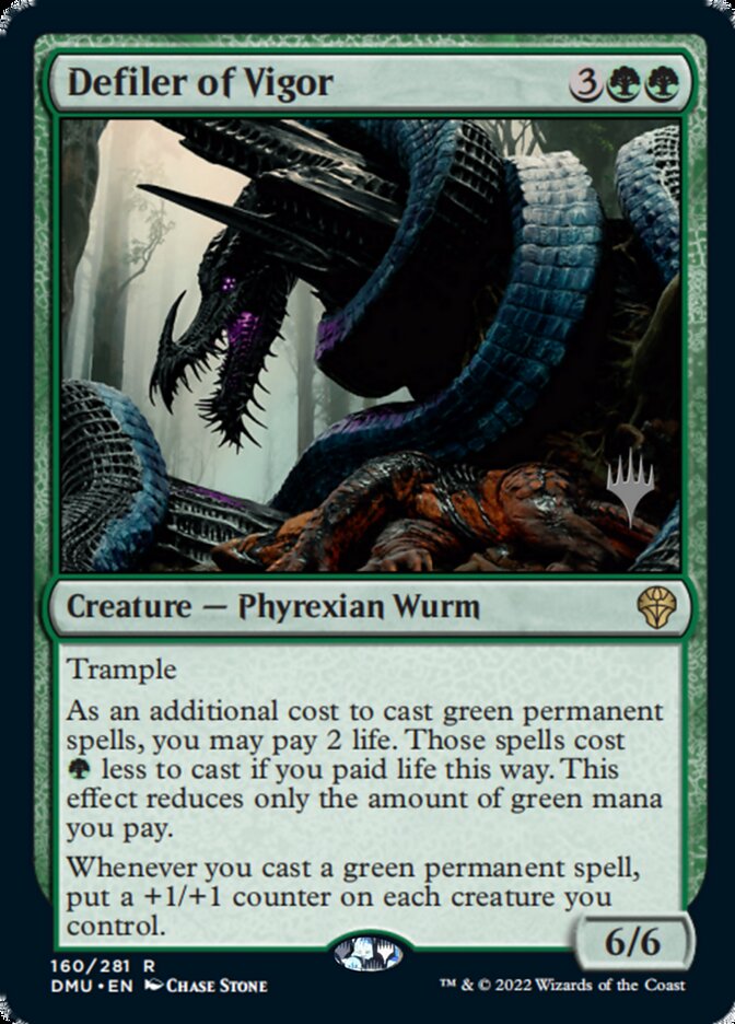 Defiler of Vigor (Promo Pack) [Dominaria United Promos] 