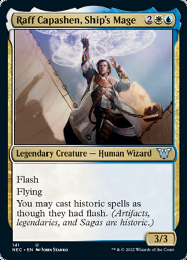 Raff Capashen, Ship's Mage [Kamigawa: Neon Dynasty Commander] 