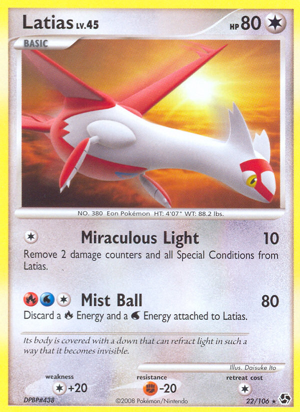 Latias (22/106) [Diamond &amp; Pearl: Great Encounters] 