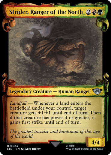 Strider, Ranger of the North [The Lord of the Rings: Tales of Middle-Earth Showcase Scrolls] 