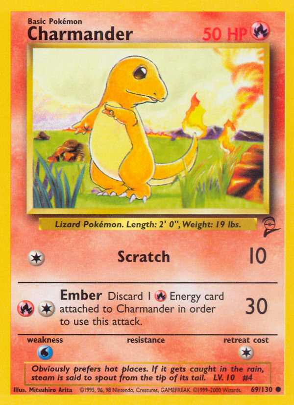 Charmander (69/130) [Base Set 2] 