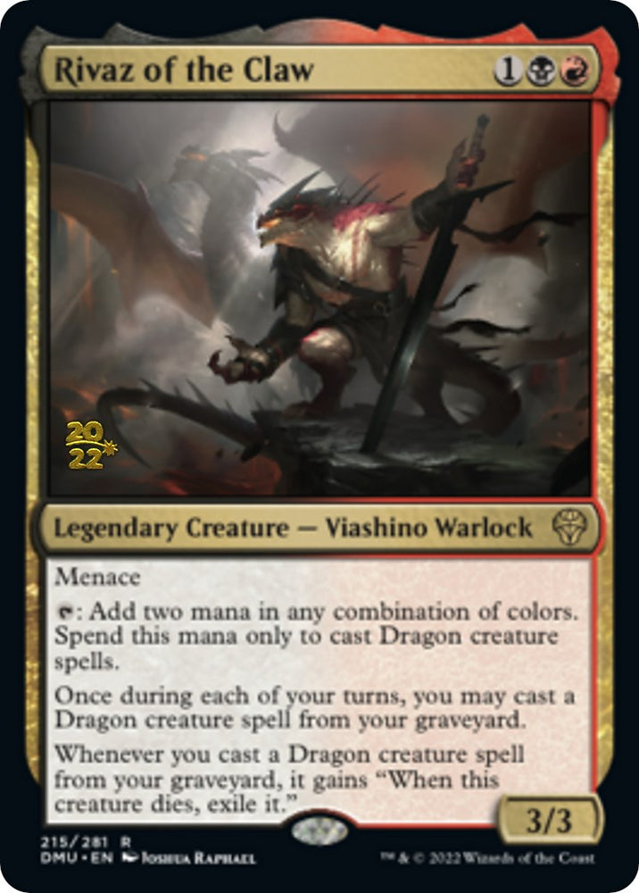 Rivaz of the Claw [Dominaria United Prerelease Promos] 