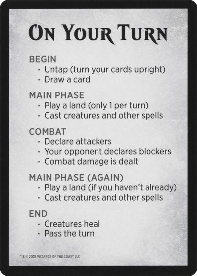 Rules Card [War of the Spark Tokens] 
