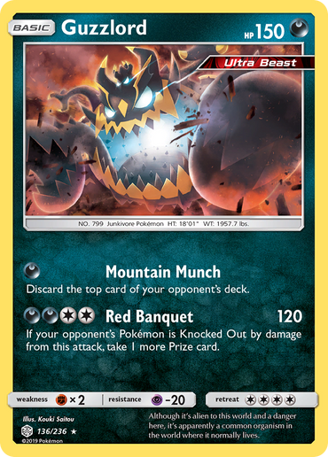 Guzzlord (136/236) [Sun &amp; Moon: Cosmic Eclipse] 