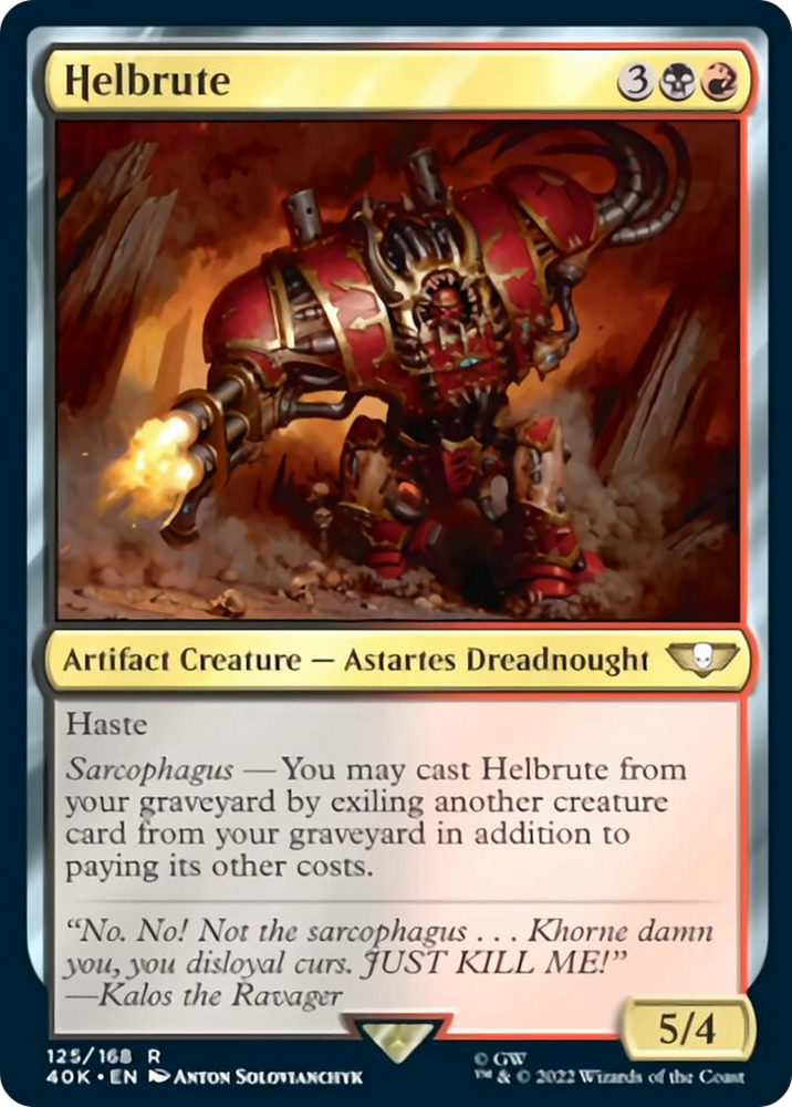 Helbrute (Surge Foil) [Warhammer 40,000] 