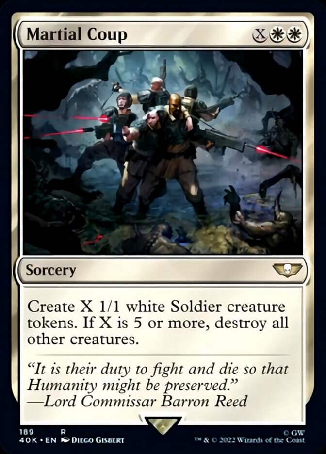 Martial Coup (Surge Foil) [Warhammer 40,000] 