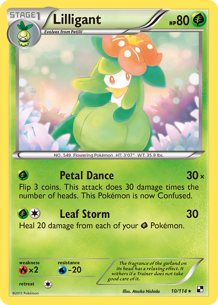 Lilligant (10/114) [Black &amp; White: Base Set] 