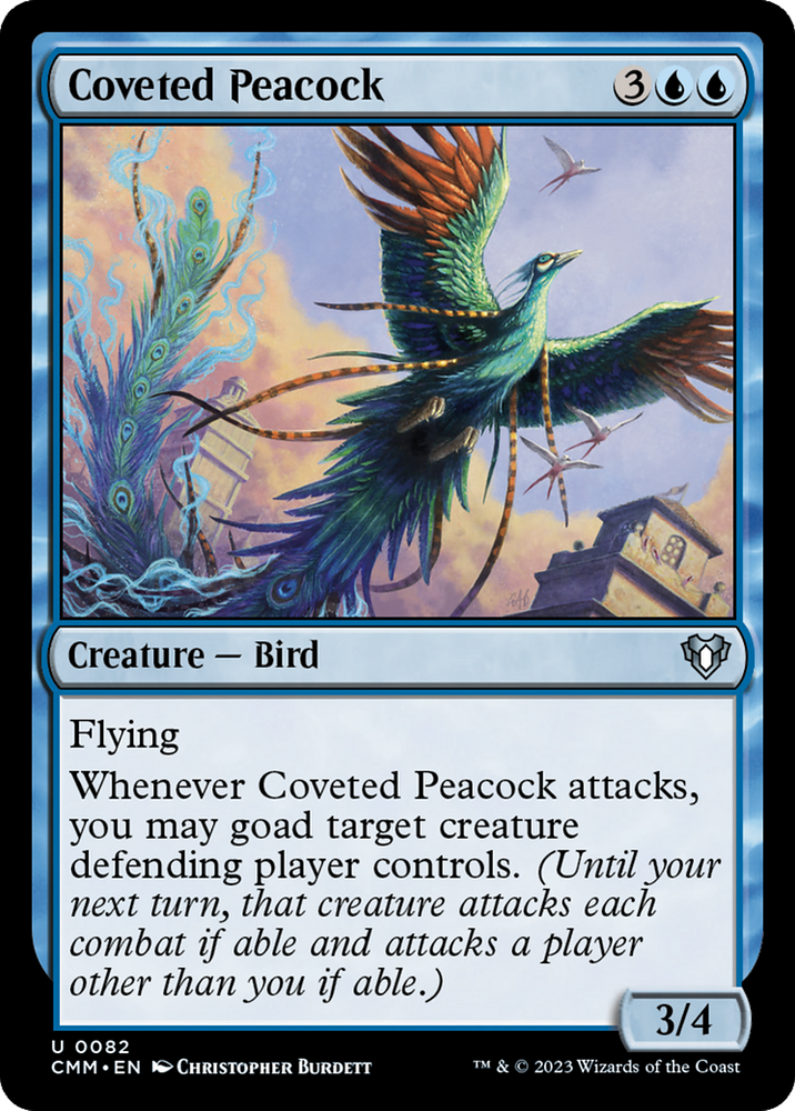 Coveted Peacock [Commander Masters] 