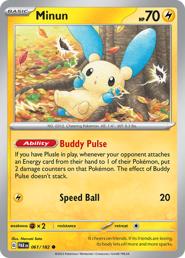 Minun (061/182) [Scarlet &amp; Violet: Paradox Rift] 