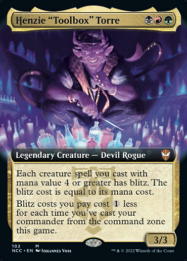 Henzie "Toolbox" Torre (Extended Art) [Streets of New Capenna Commander] 