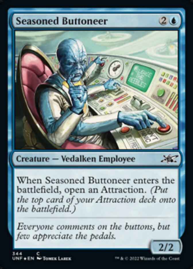 Seasoned Buttoneer (Galaxy Foil) [Unfinity] 