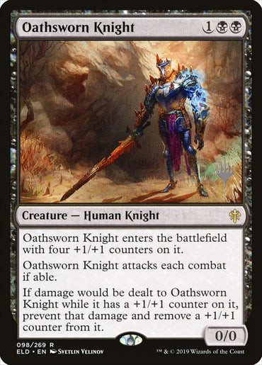 Oathsworn Knight (Promo Pack) [Throne of Eldraine Promos] 