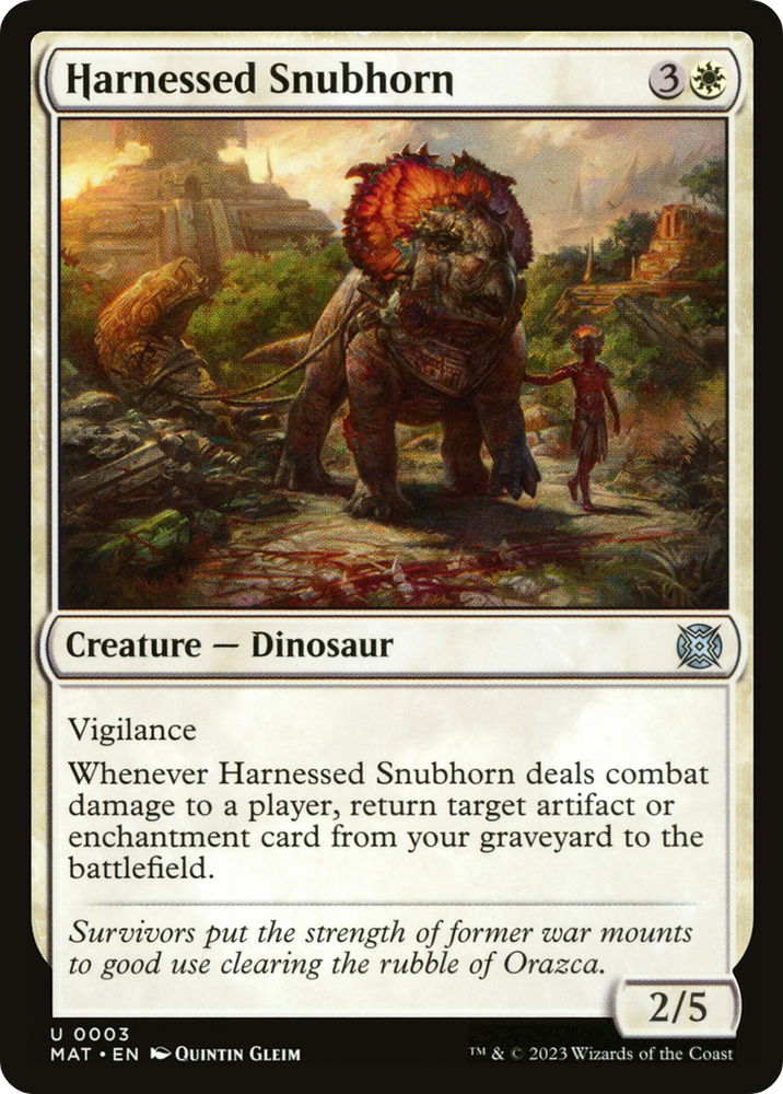 Harnessed Snubhorn [March of the Machine: The Aftermath] 