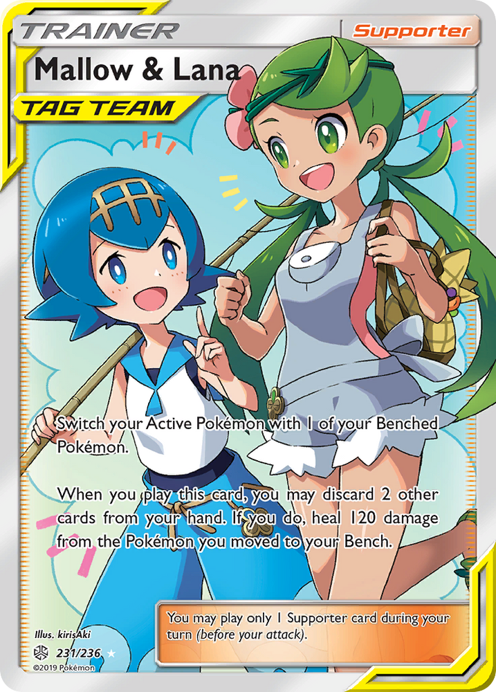 Mallow &amp; Lana (231/236) [Sun &amp; Moon: Cosmic Eclipse] 