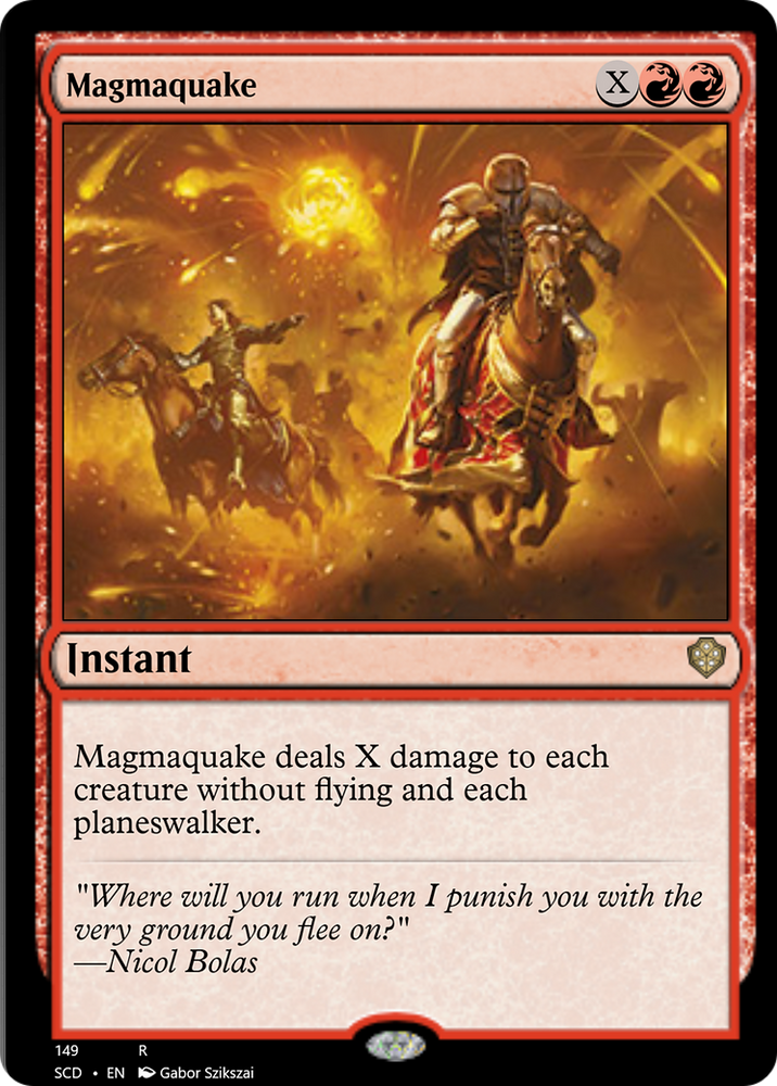 Magmaquake [Starter Commander Decks] 