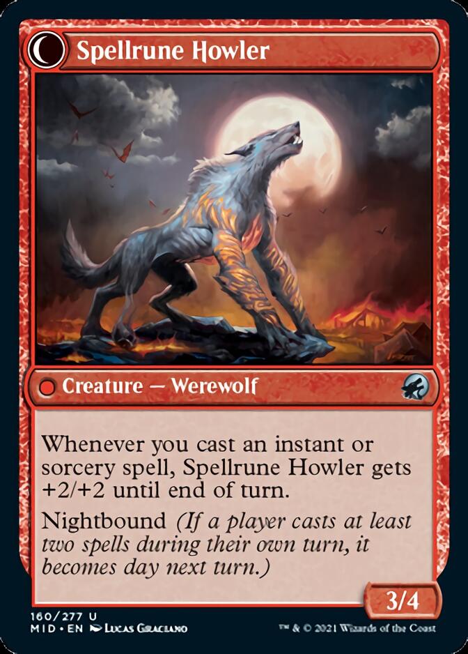 Spellrune Painter // Spellrune Howler [Innistrad: Midnight Hunt] 