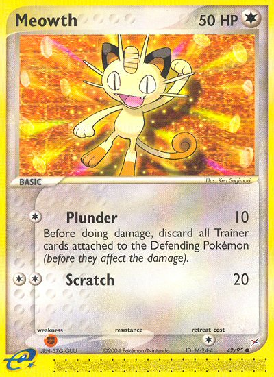 Meowth (42/95) [EX: Team Magma vs Team Aqua] 