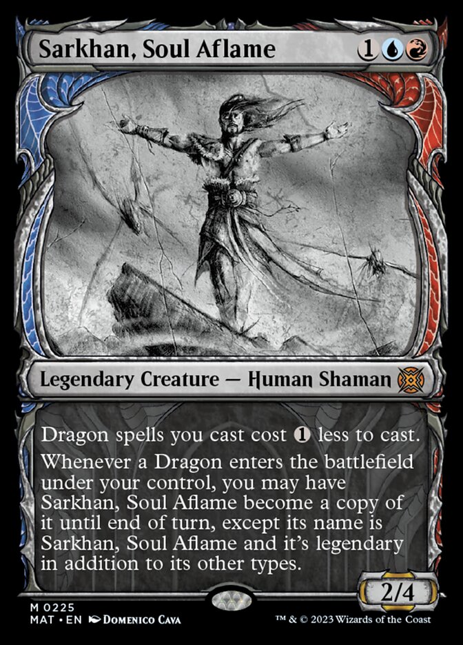 Sarkhan, Soul Aflame (Showcase Halo Foil) [March of the Machine: The Aftermath] 
