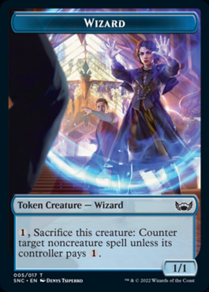 Wizard Token [Streets of New Capenna Tokens] 