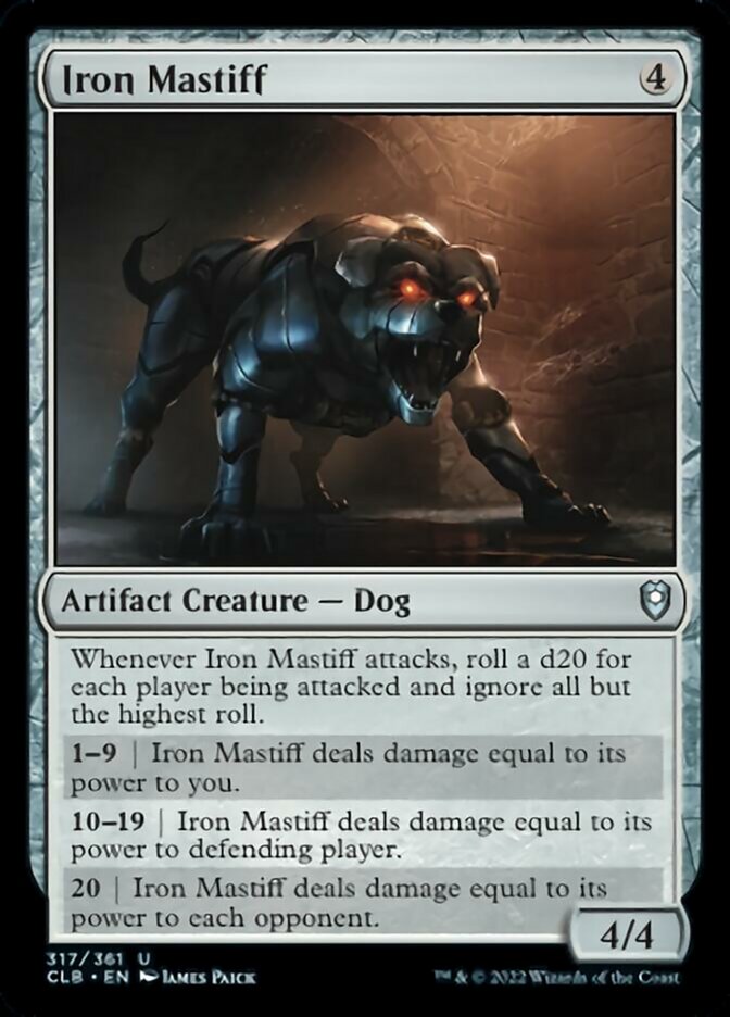 Iron Mastiff [Commander Legends: Battle for Baldur's Gate] 