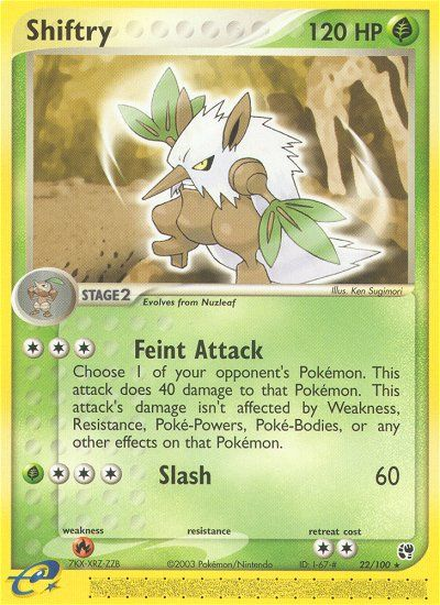 Shiftry (22/100) [EX: Sandstorm] 