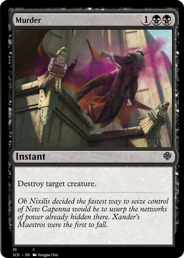 Murder [Starter Commander Decks] 